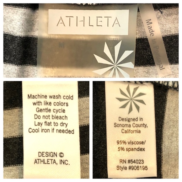 Athleta Pahala Knot Neck Striped Dress - Picture 8 of 8